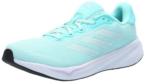 adidas Sneaker da corsa Response Donna, Semi Flash Aqua/Zero Metallico/Viola Tinta, 7.5 US