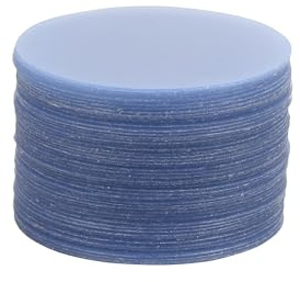 MilyaDE Doppelseitiges Klebeband Klebepads 50 Stück, Transparent Extra Stark Multifunktional Nano Klebepads für Teppich Fliesen Küche, Durchmesser 5.5cm Rund