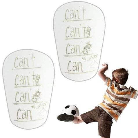 3 Color Schienbeinschoner, Leichter Fußball-Schienbeinschutz,Can't Can Schienbeinschoner| Beinschutz Baseball| Fußball-Schutzzubehör Stoßfeste Für Jungen,Fußball-trainingsschutz
