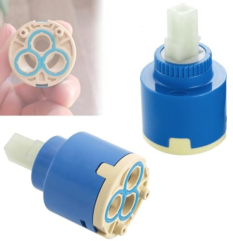 2 Wasserhahn Cartridge, Keramik Kartusche 35 mm, Patrone Wasserhahn 35 mm für Blanco, Mellbree, Keramik Wasserhahn Kartusche für Küchenarmaturen, Wasserhahn Kartusche, Ersatzkartusche Einhebelmischer