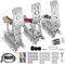 SIMSONN PRO Pedals Sim Racing Pedale PC Rennsimulator Drucksensor Wägezelle HE Hydraulik Pedal（PRO-P3-H3）