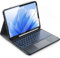 Earto Nur für iPad Pro 2024 Hülle mit Tastatur 11 Zoll, Multi Touch Trackpad, 19 mm Breites Tastenkappe, 7-Farbige Beleuchtung, QWERTZ-Tastatur für M4 iPad Pro 11 2024, Schwarz