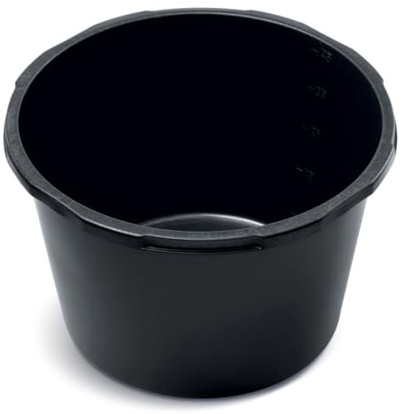 Black Plastic Plant Pots 45L, 65L, 90L Round, 40L and 60L Rectangular (Round, 45 Litres)