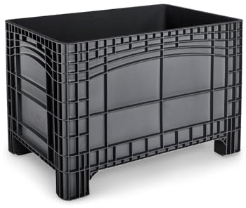 Bigbox schwarz 1200x800x800 mm geschlossen mit 4 Füßen