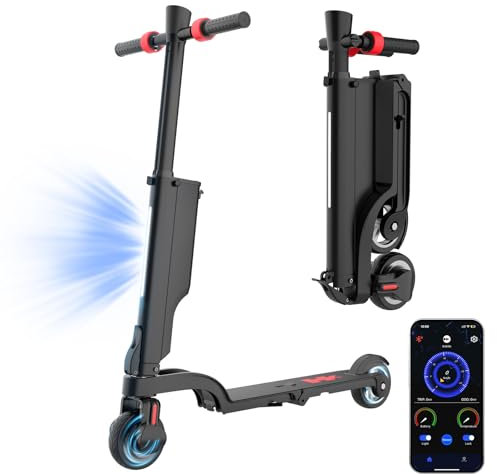 X6 Patinete Eléctrico Adultos-350W/Escalada de 20°,Scooter Electrico Plegable con Batería Extraíble,28KM Autonomía,MAX 25KM/H,Frenado Dual,Display Multifunción,IP54 y 3 Modos De Elocidad-Ruedas 5.5