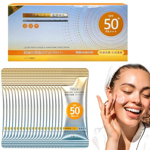 50PCS Sonnenschutz in Reisegröße, Mini Sonnencreme, Sunscreen SPF 50 | Sonnencreme MiniTube, LSF 50+ Mini Sonnencremes, Wasserfestes Sonnenschutz mit UVA/UVB Schutz, für Alle Hauttypen Geeignet