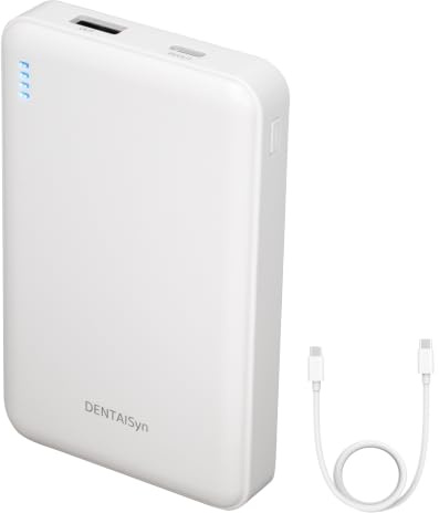 Batería Externa semisólida,20W5000mAh Power Bank-Compatible con Carga rápida,Equipada con 1 Puerto USB-C y 1 Puerto USB-A.Batería Externa portátil de tamaño reducido Safe