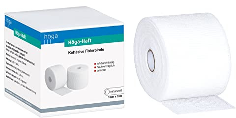 Höga Haft kohäsive selbsthaftende elastische Fixierbinde, 10 cm x 20 m gedehnt, 1 Stück