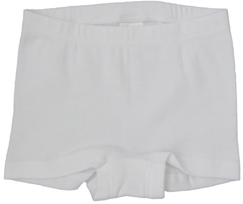 HERMKO 2710 Mädchen-Pant Panty aus 100% Bio-Baumwolle, Girl Unterhose Hose, Farbe:weiß, Größe:164