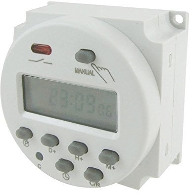GBC Timer Digitale PROGRAMMABILE 12V per Solare LED IRRIGAZIONE 49.6935.80