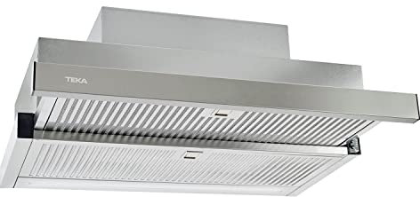 Teka CNL 6815 PLUS - Campana Extractora 60 cm, Extractor Cocina Extensible, con 5 Velocidades, Color Acero Inoxidable