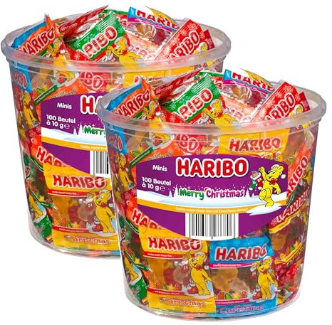 Haribo Christmas (Minis), 2er Pack (2 x 1 kg)