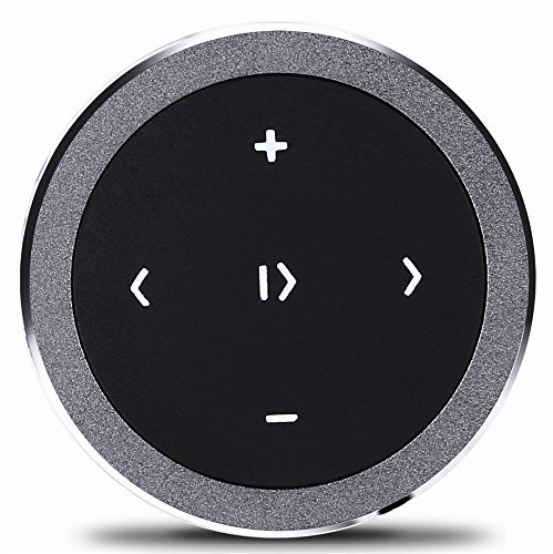 Asixx Steering Wheel Remote Control, Car Steering Wheel Kit Wireless Bluetooth 4.0 Remote Control Media Button for Cellphone Tablet