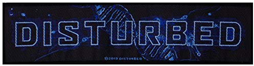 Disturbed Blue Blood Patch Black 19.5 x 5cm