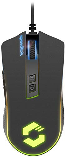 Speedlink ORIOS RGB Gaming Mouse - USB-Gaming-Maus mit RGB-Beleuchtung, 7 programmierbare Tasten, schwarz