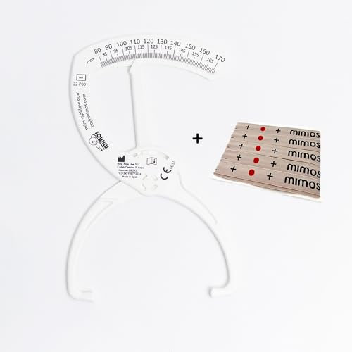 MIMOS® Lote Craneómetro + Pack Banda Elástica V2.0 (10u) - Dispositivo médico para realizar mediciones craneales en bebés | Diagnóstico y seguimiento de deformidades craneales.
