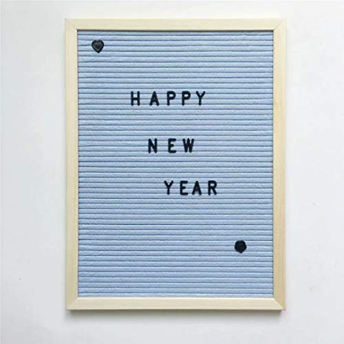 FBSHOP(TM) Letterboard-Fotorahmen, 12x16 Buchstaben Tafel Buchstabenbrett Rillentafel Stecktafel, Babypartygeschenk, Babymitteilung,mit enthält 920 Zeichen und Emoji & Zahlen & Ständer