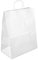 Netuno 200 Weiß Papiertüten mit Henkel 25 x 32 x 11 cm Papiertragetaschen mit Griff Geschenktüten Kraftpapiertüten Einkaufstaschen Kraftpapier Einkaufstüten Papier Taschen Geschenkbeutel
