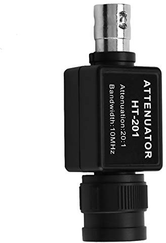 HT201 Atenuador, atenuación de se?al, piezas de osciloscopio, 20: 1, atenuador pasivo multifuncional, atenuador de osciloscopio para generador de se?al de osciloscopio
