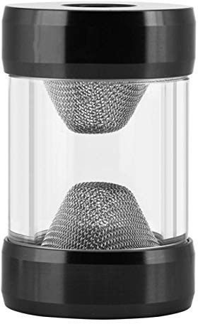 PUSOKEI G1 / 4 Innengewinde Wasserkühlungsfilter, Filter mit Feinem Siebtrichter-förmigem Wasserkühlsystem, für PC-Wasserkühlung, für Computerkühlsystem(schwarz)
