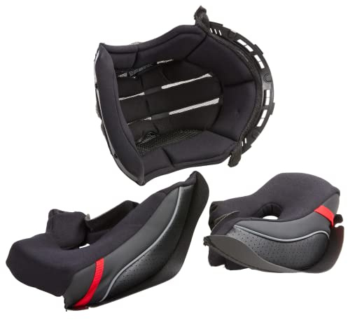 O'NEAL | Motorcross-Helm-Ersatzteile | Motorrad Enduro | Ersatzfutter für D-SRS Helm | Liner & Cheek Pads D-SRS Helmet | Schwarz | Größe XXL