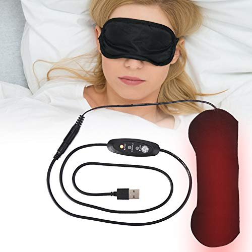 Maschera per gli Occhi Riscaldata, Maschera per gli Occhi Riscaldata Tramite USB per Blefarite, Occhi Secchi e Occhiaie, Stuoia Riscaldata per il Riscaldamento Dell'occhio Secco e Altre Irritazioni Ag