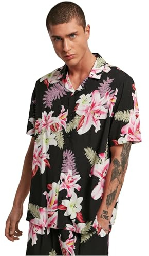 Urban Classics Herren Viscose AOP Resort Shirt