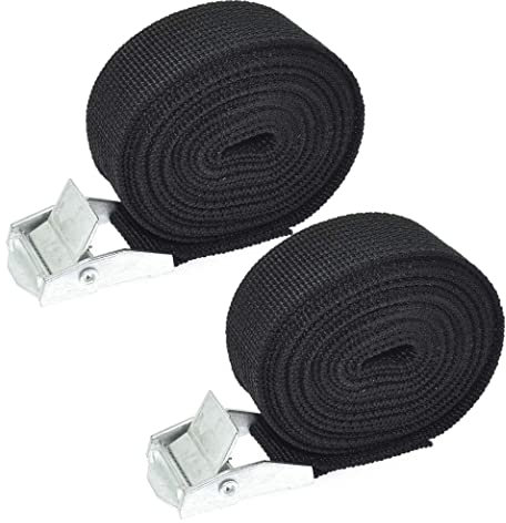 KAIAIWLUO Ratchet Tie Spanngurte,2 Stück Befestigungsgurte Spanngurte mit klemmschloss Spanngurte Set für Dachgepäckträger SUP Kajak Gepäck Motorrad Anhänger