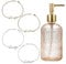OLYCRAFT 4 Pcs Lotion and Soap Dispenser Chain Labels Tags Silver and Golden Soap and Lotion Bottle Tags Hand Soap Tags for Farmhouse Rustic Decor Bathroom Kitchen