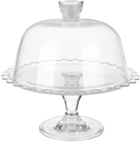 Pasabahce Porta torta Con coperchio Trasparente Vetro (26 x 26 x 26 cm)