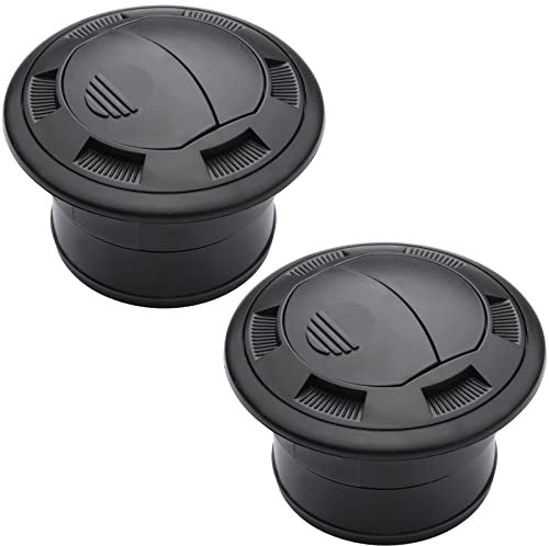 Swgaunc 2 Stück Heizlüfter Luftauslass 75mm für Auto Bus Wohnmobil Caravan Universal Zusatz Auto Innenraum Heizung Lüftungsdeckel Outletr