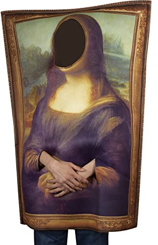 SPY FAMILY Costume d'Arte Indossabile della Monna Lisa - Abito Cosplay di Dipinto Famoso per Halloween, Feste ed Eventi a Tema