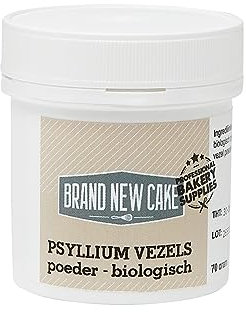 BrandNewCake® Bio Flohsamenschalen Pulver 70g - Ballaststoffreiches Superfood für eine gesunde Verdauung