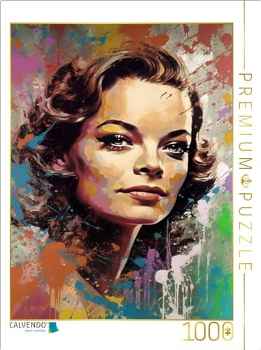 CALVENDO Puzzle Romy Schneider | 1000 Teile Lege-Größe 64 x 48 cm Foto-Puzzle für glückliche Stunden