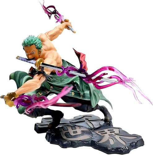 Glurak Zoro Figur, Actionfigur PVC Doll Anime Statue Model, Collectibles Sammlerstück Dekoration Ornamente Sammlung Desktop Puppe-22cm