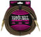 Ernie Ball Geflochtenes Instrumentenkabel, gerade/gerade, 5,5 m, Goldfarben (Pay Dirt) (P06432)