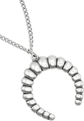 collezione alessandro Lange Kette Croissant mit großem Sichel Anhänger