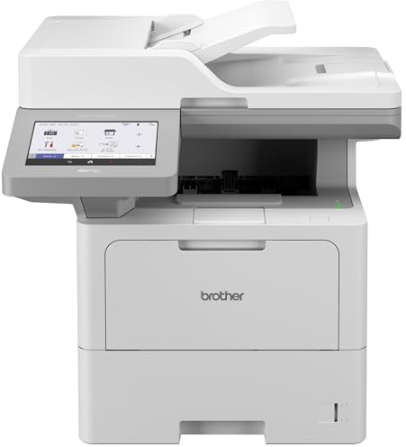 Brother MFC-L6915DW Wireless Laser Multifunction Printer - Monochrome - Copier/Fax/Printer/Scanner - 52 ppm Mono Print - 1200 x 1200 dpi Print - Automatic Duplex Print - Up to 160000 Pages Monthly -