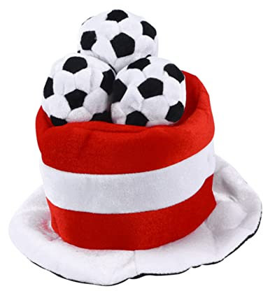 KOMBIUDA Fußballhut Party-kopfbedeckung Cheerleading-hut Für Fußballfans Fußball-partyhüte Fußballkostümhut Fußballspiel-anfeuerungshut