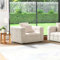 Home Deluxe - Teddy Sessel Como - Beige - Material: Boucle Stoff I Sofa Couch Wohnzimmersofa Schlafsofa Sitzmöbel Lounge Teddy Sessel