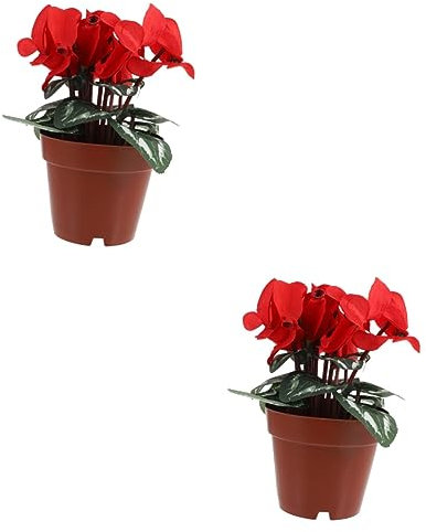 COLLBATH 2 Stücke Realistische Bonsai Baum Künstliche Dekoration Hause Büro Bonsai Pflanze Ornamente