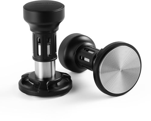 MHW-3BOMBER YU Impact Kaffee Tamper 51 mm, Konstanter Druck Tamper mit Sound Feedback, Eingebaute 4 federbelasteten, 51mm Kaffee Tamper,Barista Zubehör Espresso Zubehör, Modell: T6146-OS