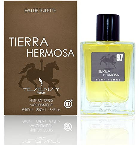 GECO Green ECOmmerce Tierra Hermosa Profumo Uomo Eau de Toilette 100 ml Fragranza Legnosa Speziata con Pepe e Vetiver Profumo Terroso e Intenso