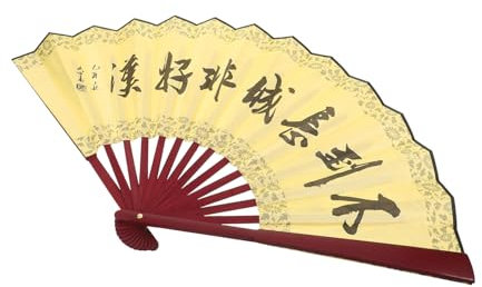 VOSAREA Traditional Hand Fans Hand Painted Folding Fan for Parties Decor and Gifts