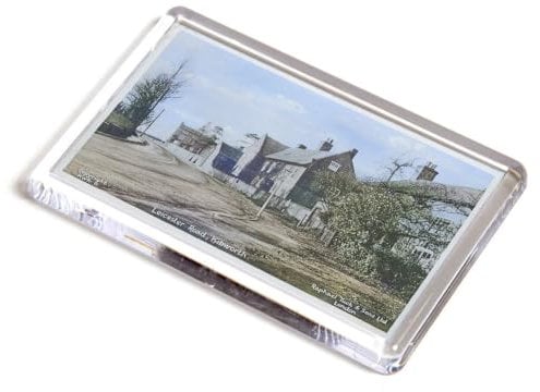FRIDGE MAGNET - Vintage Leicestershire - Leicester Road, Kibworth (1c)