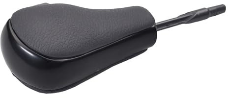 Malcayang Automatik-Schaltknauf Auto Schalthebelkopf Ersatz für 1er Reihe E81 E82 E87 3er Reihe E90 E91 E92 E93 （Schwarz-Kurzer Typ）