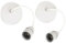 ÉABCON Ceiling Pendant Light Fitting, B22 Bulb Holder, White, 150mm 6 inch (2 Pack)