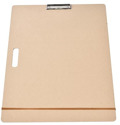 Zeichenbrett 45x60cm für Künstler mit Metallclip – Hochwertige Zeichentafel zum Malen, Skizzieren Aquarellieren, stabile Alternative zu Skizzenbüchern