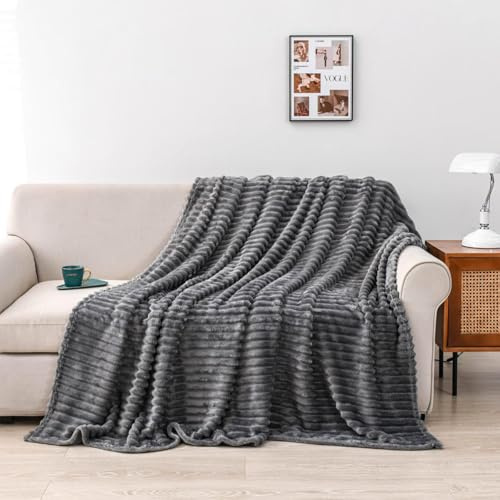 Kuscheldecke Flauschig Decke, Flanell Decke 200x150 cm, Flanell Decke Couchdecke Weiche Warme Sofadecke, Plush Bed Blanket, Cozy Throw, Weich Warm Wohndecke für Sofa Bett Schlafzimmer Büro