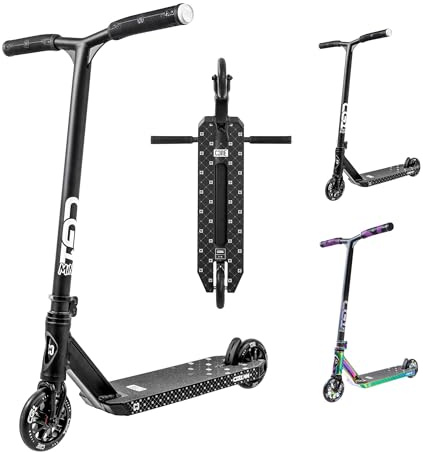 CORE CG1 Mini Stunt Scooter - Stunt Scooters for Kids 6 Years and Up, Beginner to Advanced Tricks Freestyle with 110mm Wheels - Pro Scooters For Teenagers & Kids - Black